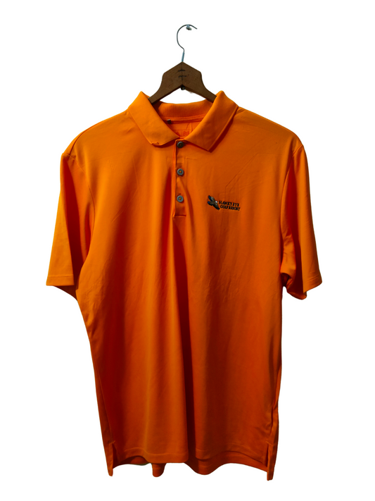 Adidas Dri Fit Orange Polo Tee