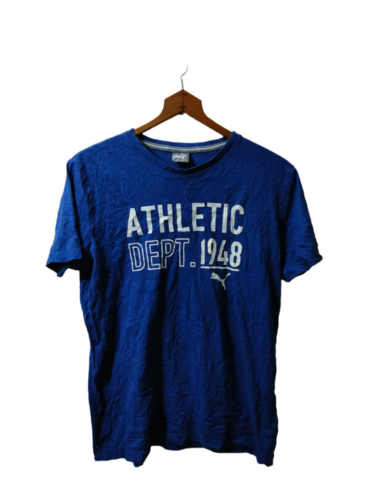 Puma Cotton Royal Blue Tee