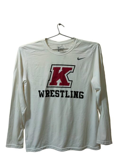 Nike Dri Fit White Tee (Full Sleeves)