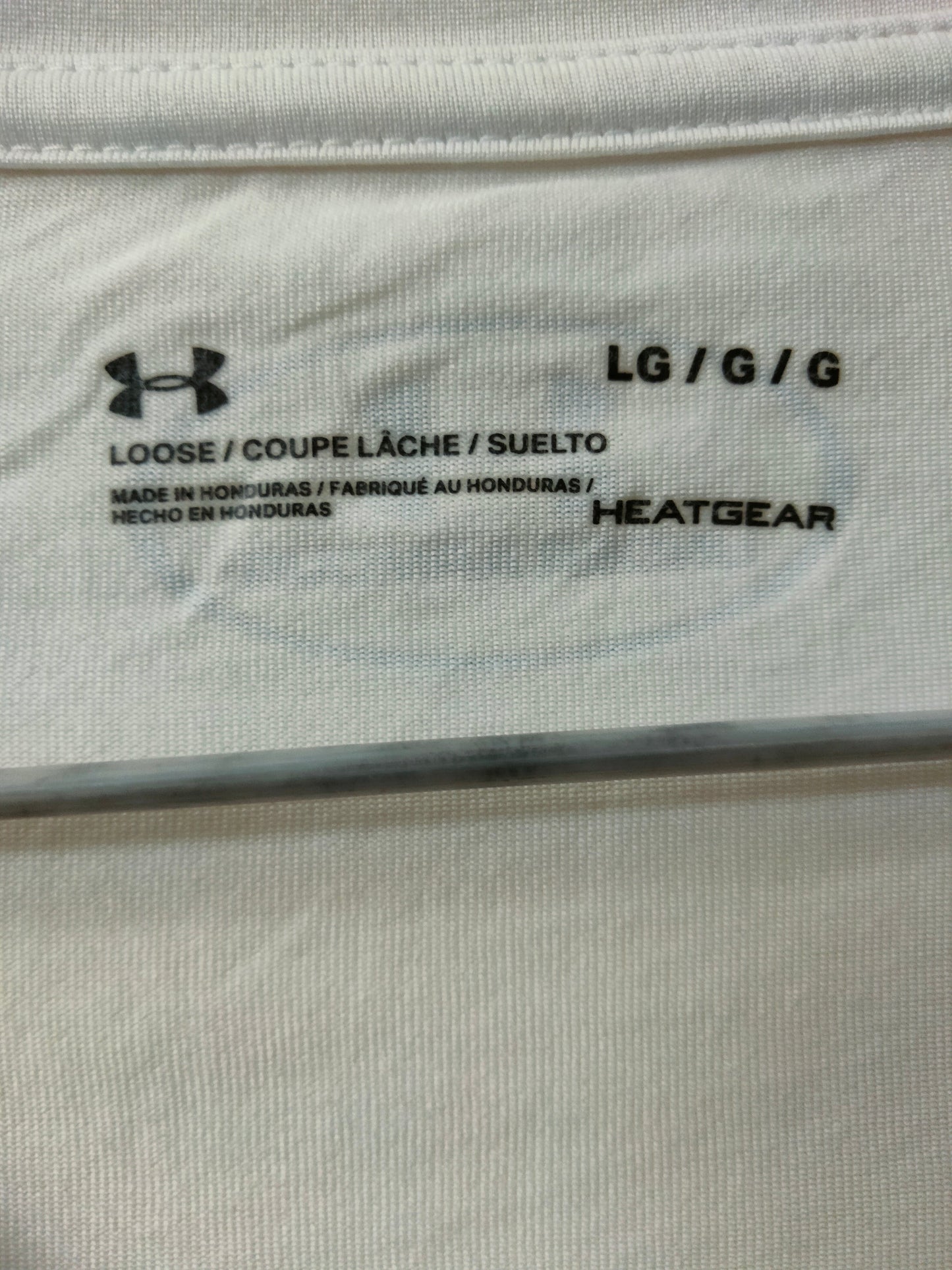 Under Armour Dri Fit White Tee