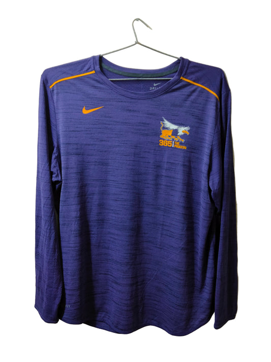 Nike Dri Fit Purple Tee Full Sleeves